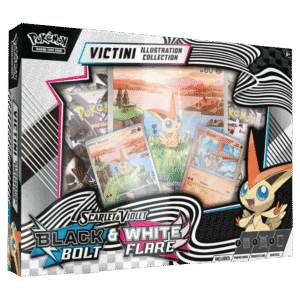 Pokemon TCG - Scarlet & Violet - Black Bolt & White Flare - Unova Victini Illustration Collection Box